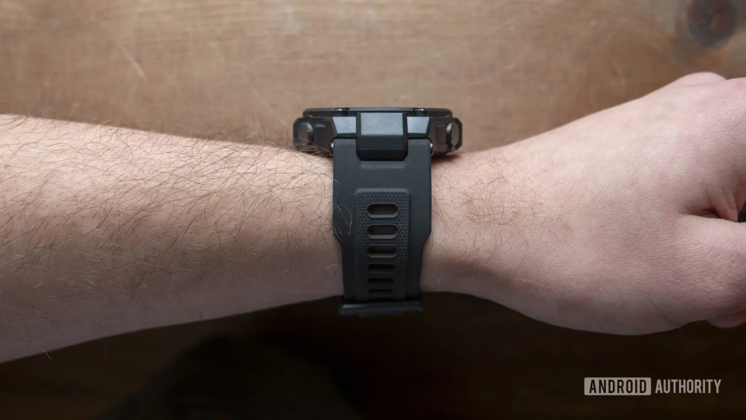 amazfit t rex on wrist