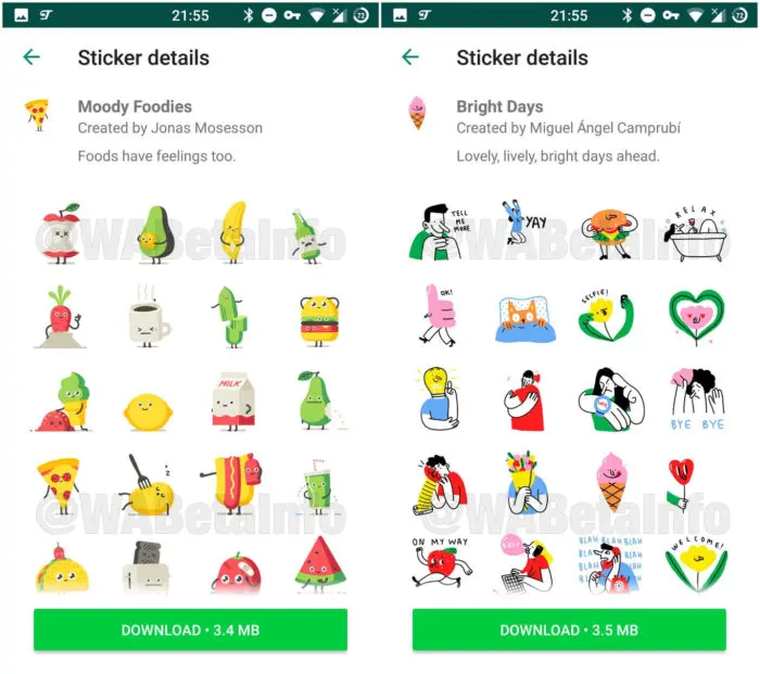 WhatsApp ya está realizando pruebas con stickers animados