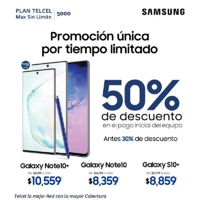Últimos días del a oferta de smartphones Samsung con Telcel PasionMovil Últimos días del a oferta de smartphones Samsung con Telcel PasionMovil