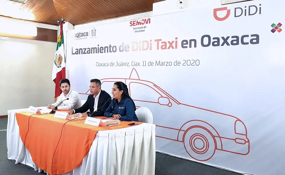 DiDi Taxi es la primera y única aplicación de movilidad legal en Oaxaca