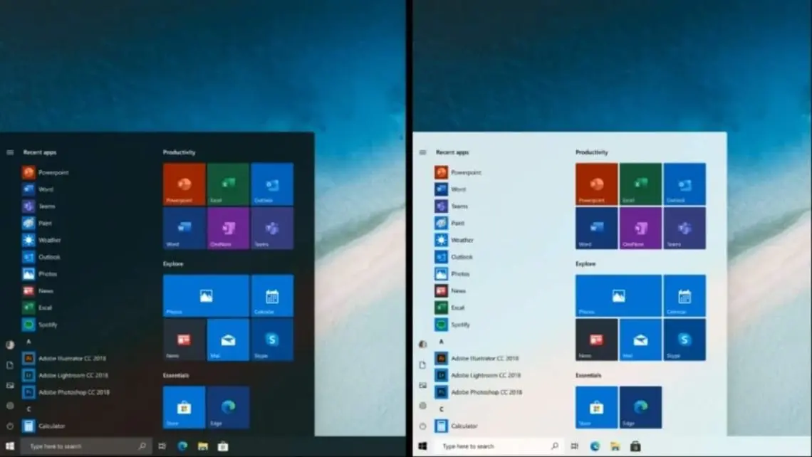 Microsoft revela como será el nuevo menú de inicio de Windows 10
