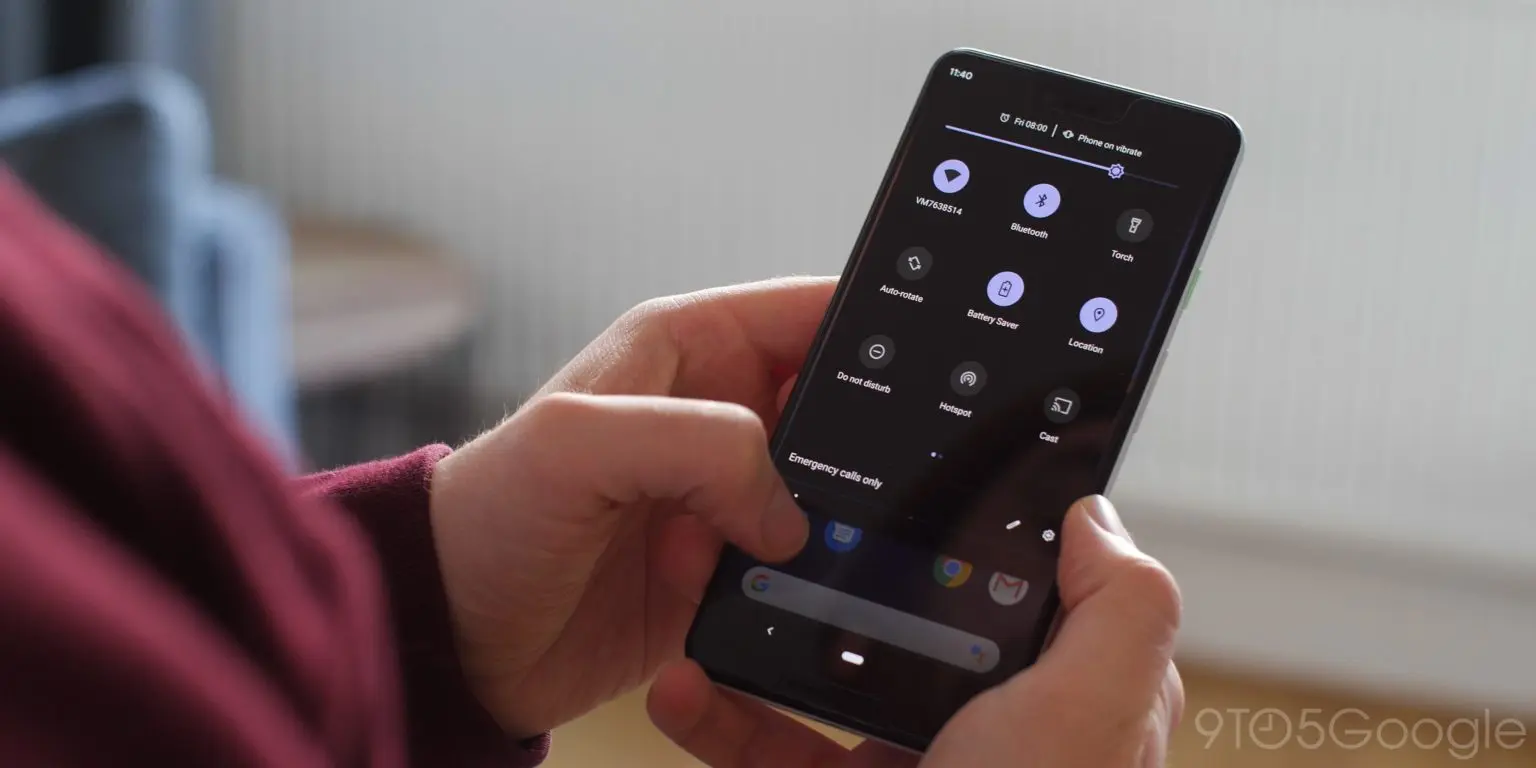 Android 11 permitirá programar el encendido y apagado del modo oscuro