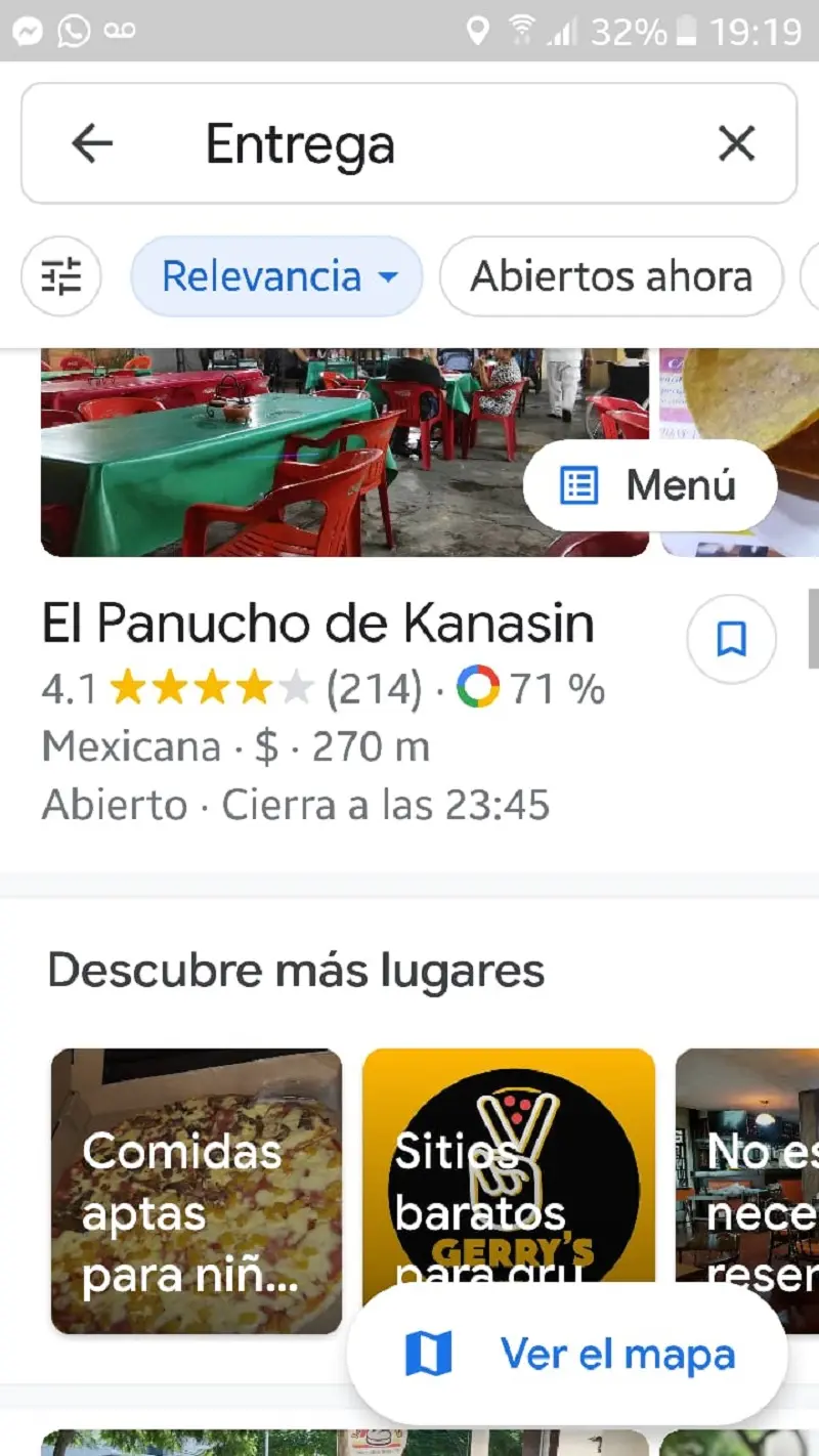 Google Maps Detalle Los Restaurantes Con Servicio A Domicilio - PasionMovil