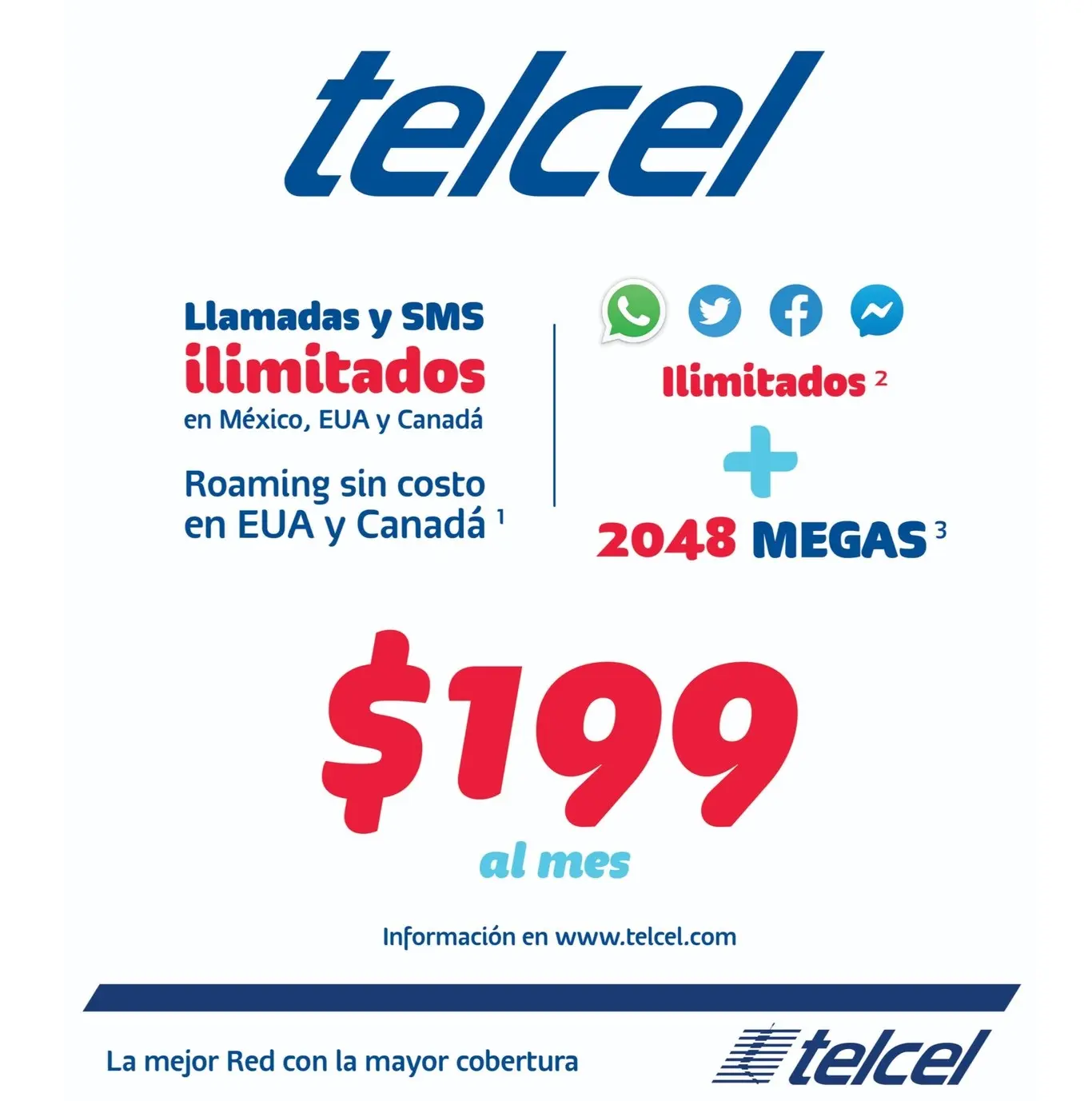 Plan 200 de Telcel 2016: datos, minutos y mensajes ilimitados