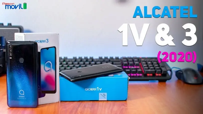 Mira el unboxing de los nuevos Alcatel 3 2020 y Alcatel 1V