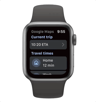 mi watch google maps