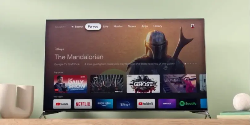 Google TV contará con un modo de interfaz de usuario sin funciones de Smart TV