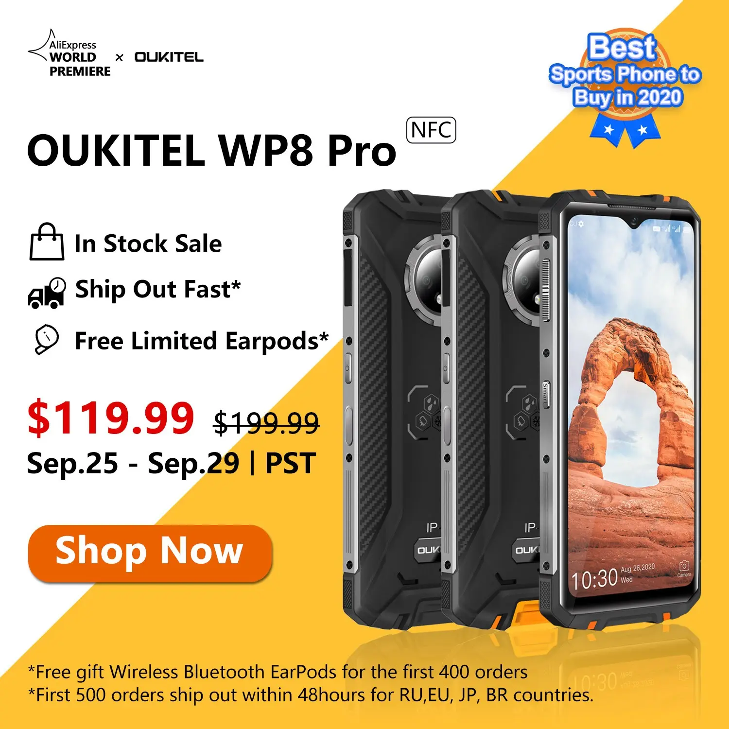 Gana un OUKITEL Sports Phone WP8 Pro