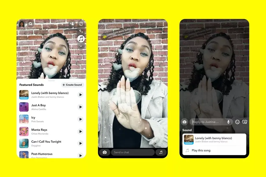 Snapchat permite agregar música en iOS 