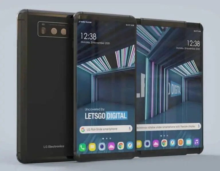 LG patenta un teléfono enrollable con estructura retráctil