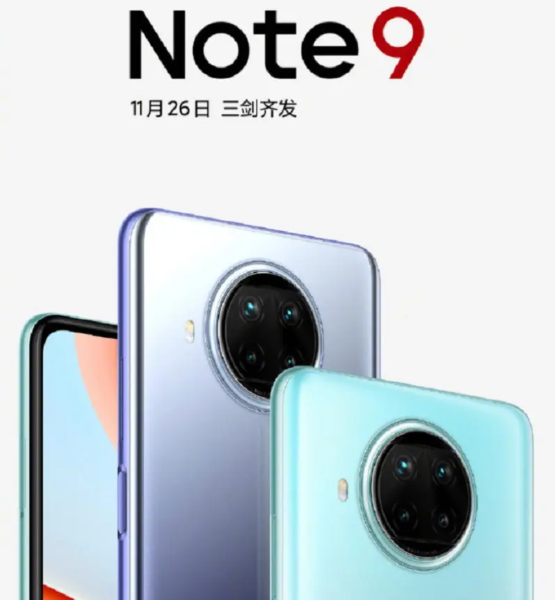 Xiaomi confirma para el 26 de noviembre la serie Redmi Note 9