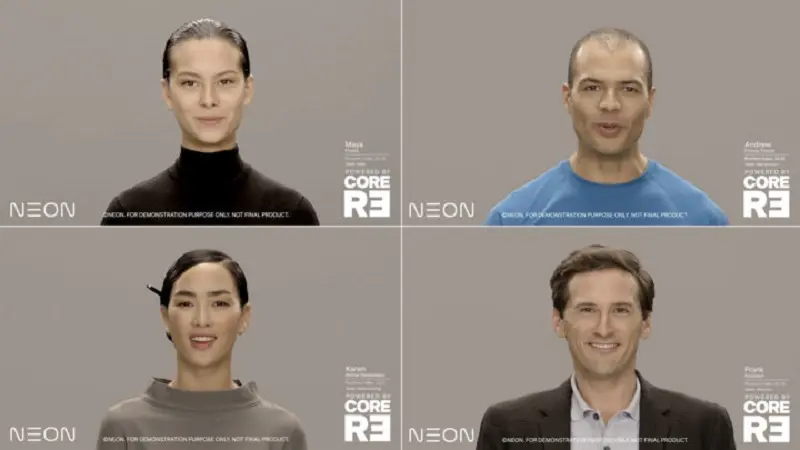 NEON, los humanos artificiales de Samsung llegarían a los teléfonos Galaxy