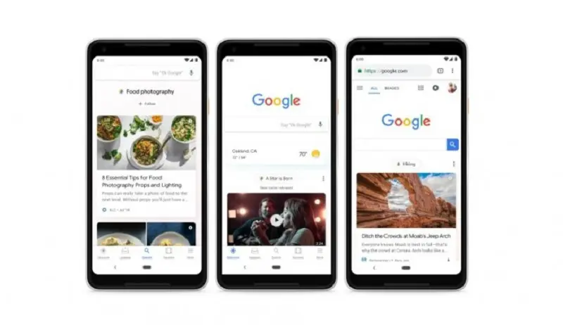Samsung cambiaría la página de inicio por Google Discover