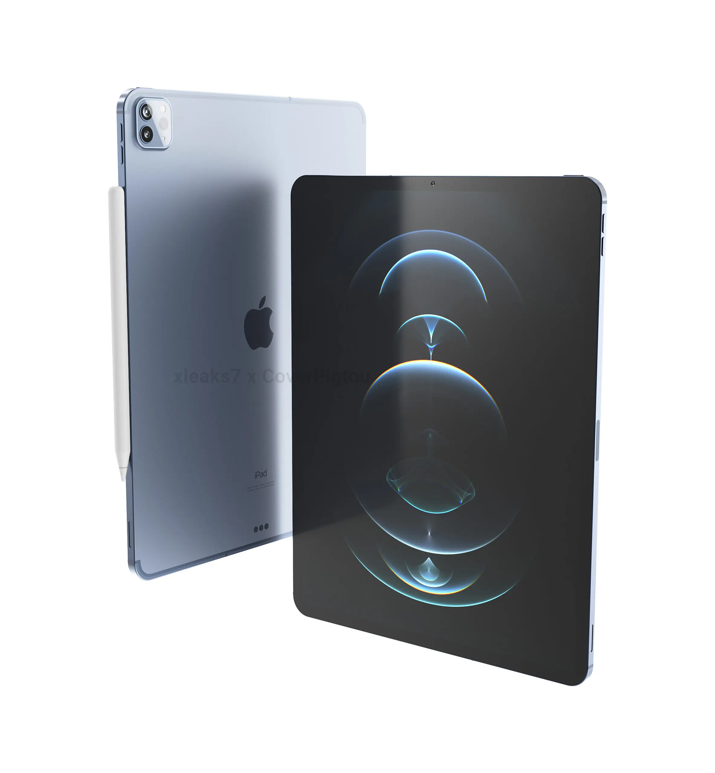 Filtran renders del iPad Pro 2021 con pantalla de 12.9 pulgadas y soporte 5G