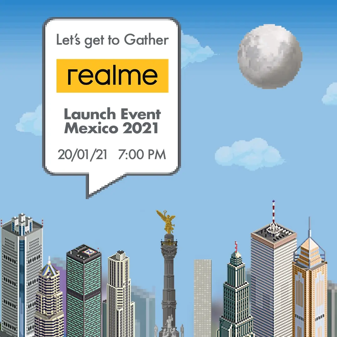Realme anuncia su lanzamiento en México el 20 de enero