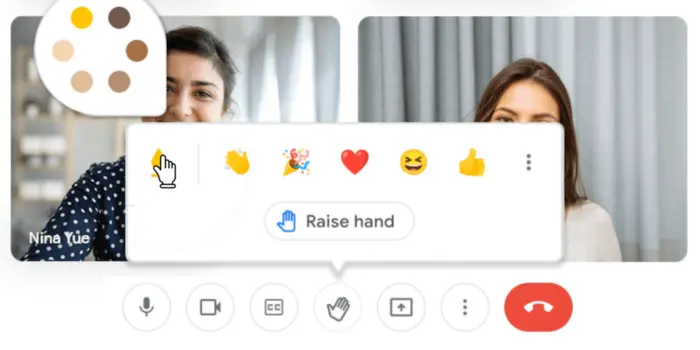 Google Meet implementa las reacciones con emojis y otras mejoras de rendimiento