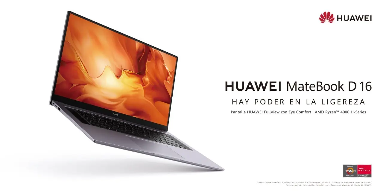HUAWEI MateBook D 16 es presentada en México (,999 MXN)