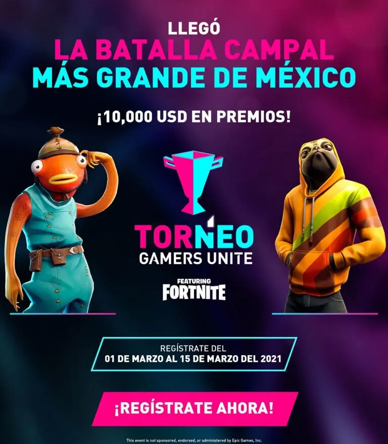 Gamers Unite presenta su 1er Torneo de Fortnite. PasionMovil Gamers Unite presenta su 1er Torneo de Fortnite. PasionMovil