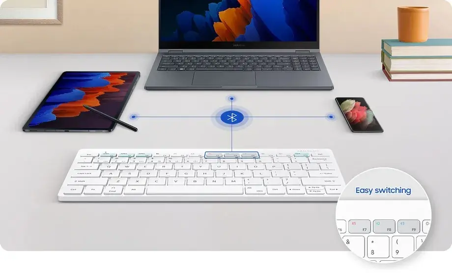 Samsung lanza un teclado inalámbrico Smart Keyboard Trio 500 