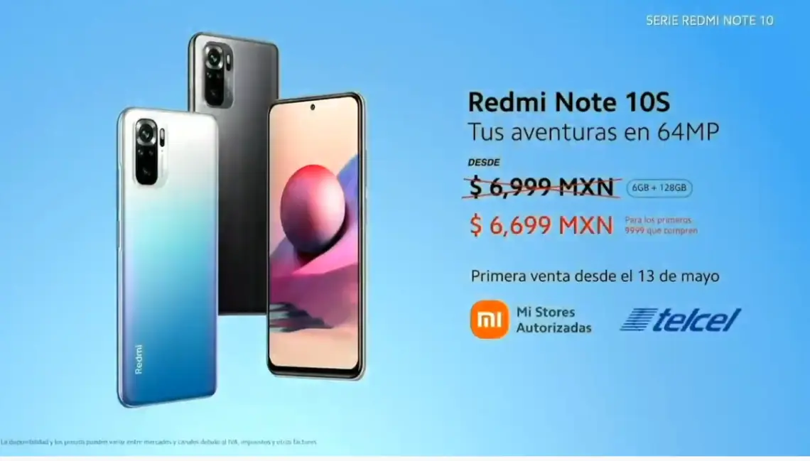 Xiaomi lanza al Redmi Note 10 Pro en México desde 8