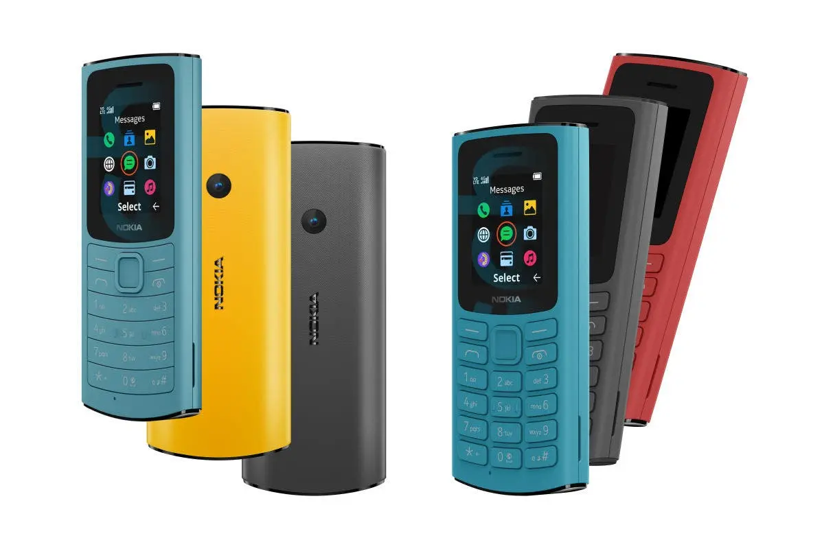 Nokia 110 4G y Nokia 105 4G se lanzan con nuevo diseño