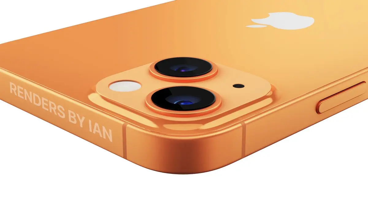 Render del iPhone 13 lo muestra en color naranja