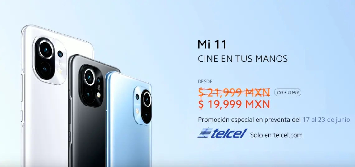 Xiaomi lanza al Mi 11, Mi 11 Lite 5G y Mi 11 Lite en