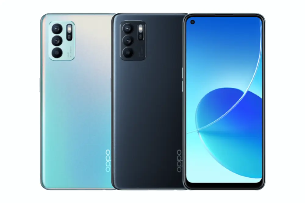 Aquí está el OPPO Reno6 Z, un nuevo teléfono con triple cámara y chip Dimensity 800U