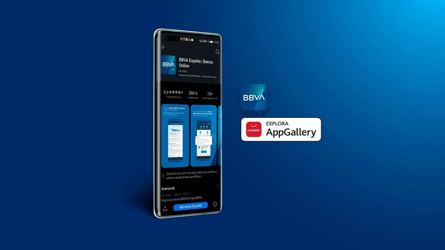 Si tienes un celular Huawei ya puedes descargar la app de BBVA en AppGallery