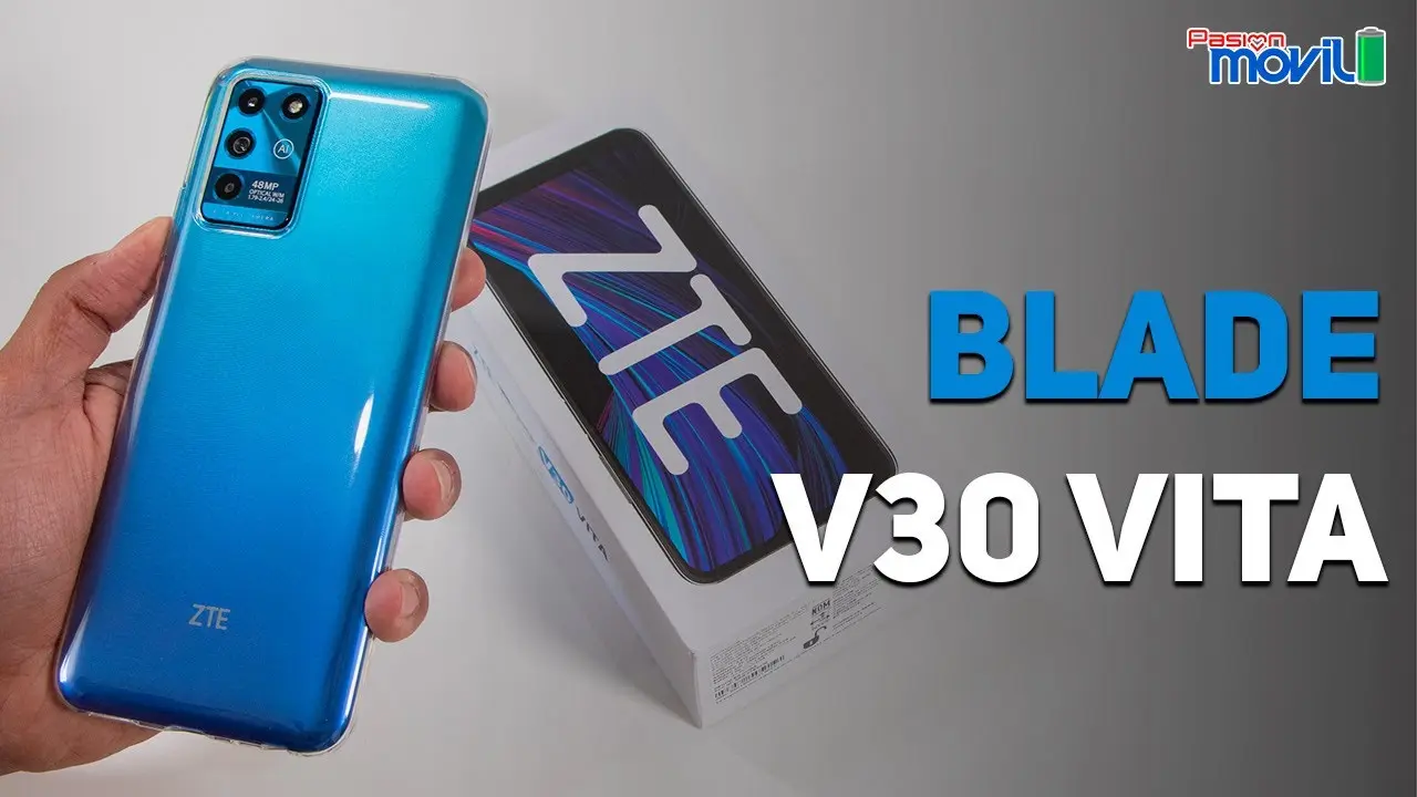 Unboxing del ZTE Blade V30 Vita, el nuevo teléfono que ya está a la venta en México