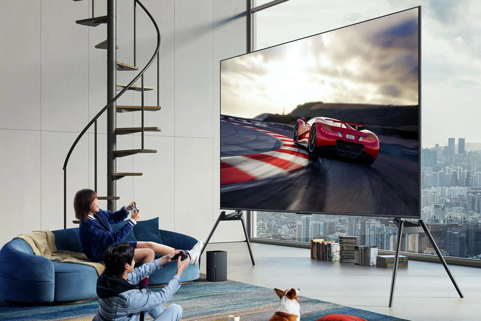 Redmi presentó una gigante Smart TV de 100 pulgadas con panel DLED