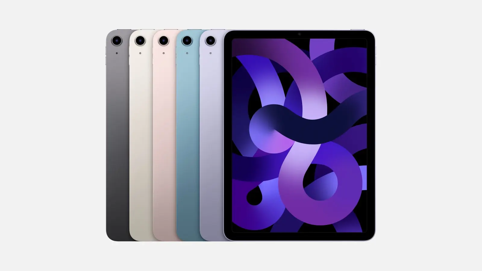 Apple anuncia el iPad Air 5 con chip M1, conectividad 5G y opcion de color morado