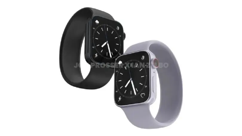 Filtran renders del supuesto Apple Watch Series 8, con mejor diseño y pantalla plana