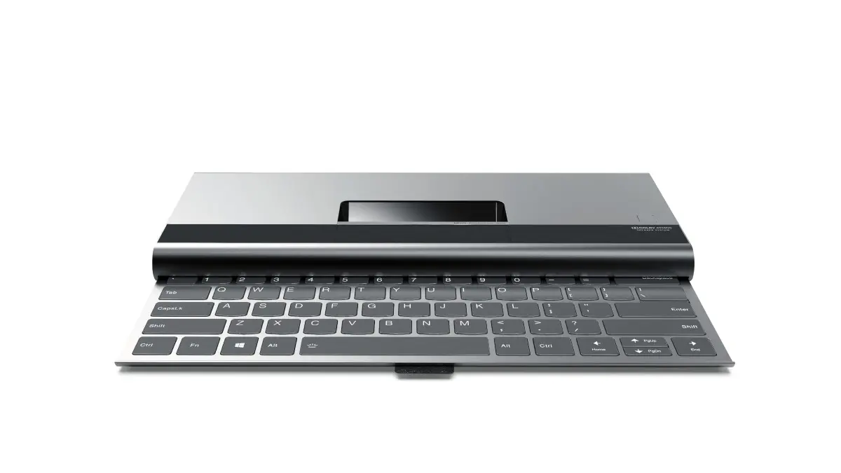 Lenovo presenta una laptop, que también es proyector y con teclado deslizable
