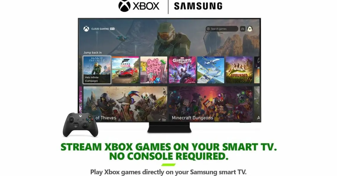Xbox lanza aplicación para televisores Samsung para jugar sin consola