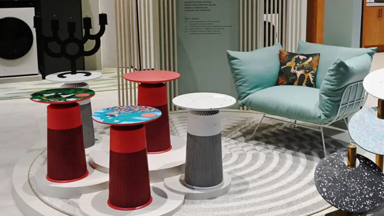 LG presenta Aero Furniture, un purificador de aire con diseño minimalista