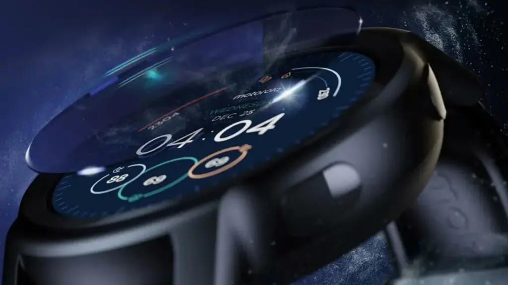 moto watch g200 aparece en imágenes: diseño circular, Bluetooth LE y GPS