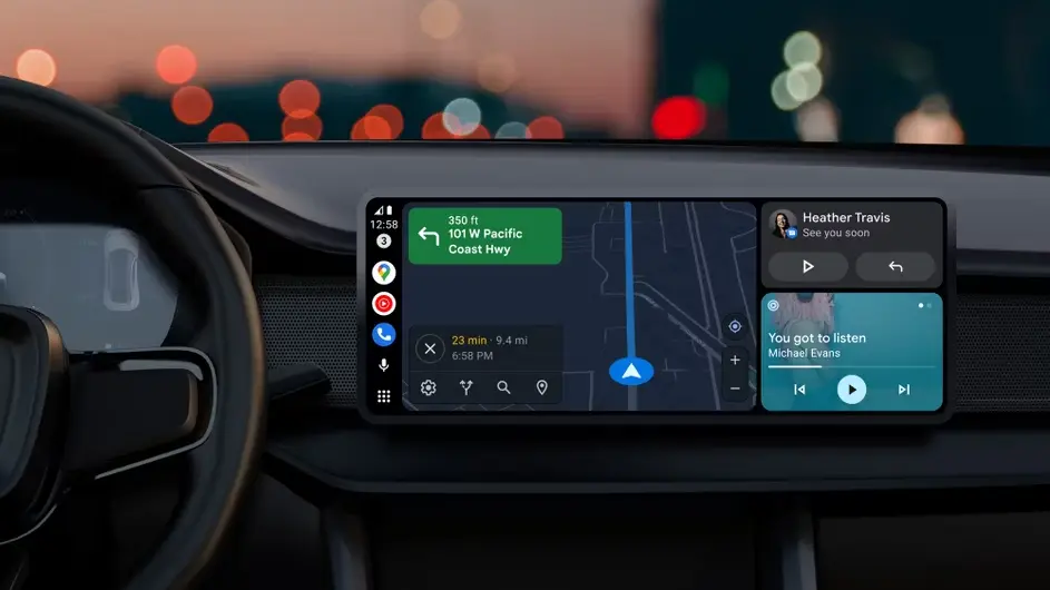 Android Auto se actualiza con nueva interfaz y Material You