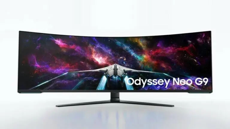 Conoce al Odyssey Neo G9, el monstruoso monitor mini LED de Samsung