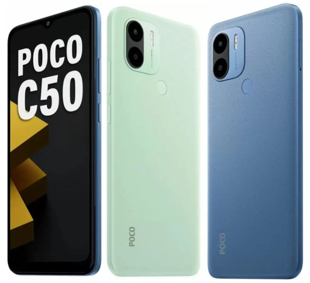 POCO C50 es oficial, teléfono barato con batería de 5000 mAh y Helio A22