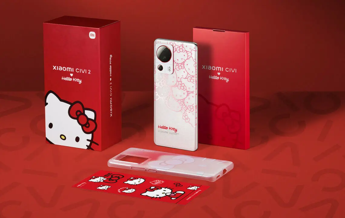 ¿Te agrada? Un smartphone Xiaomi con temática de Hello Kitty