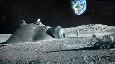 China está planeando montar una base lunar construida con impresoras 3D