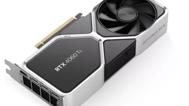 La diferencia de rendimiento entre la Nvidia RTX 4060 Ti y la RTX 3060 Ti es mínima con un puerto PCI 3.0