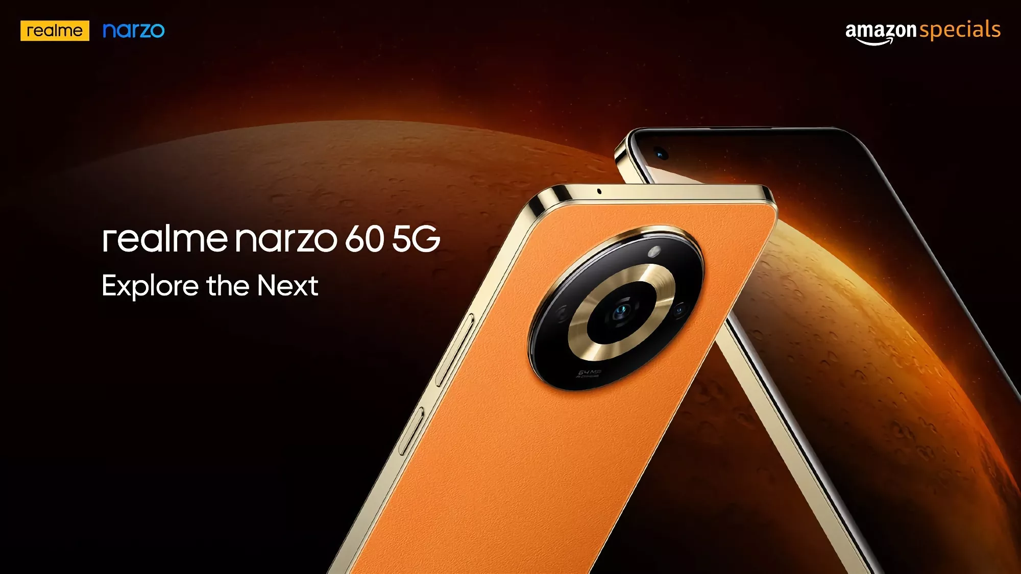 Realme prepara lanzamiento de la serie Narzo 60 en Amazon India