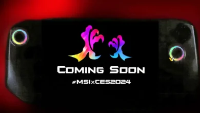 MSI nos adelanta un poco de su próxima consola portátil que será presentada en el CES 2024