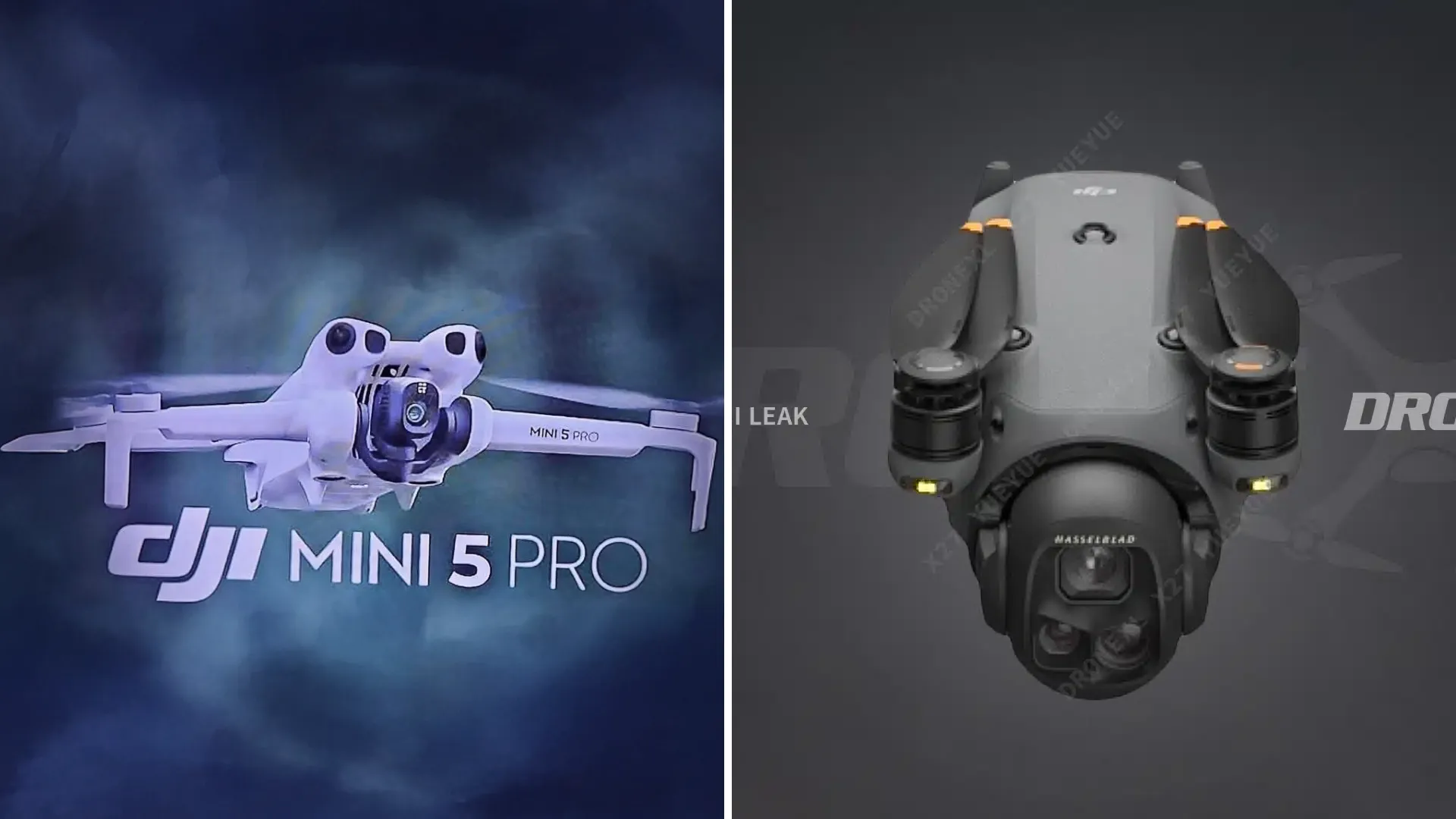 DJI alista Mini 5 Pro, Avata 3 y más gadgets aéreos según filtración