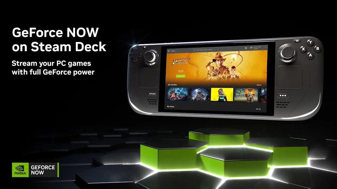 GeForce NOW estrena app nativa para potenciar tu Steam Deck