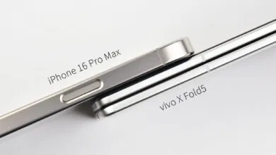 Vivo X Fold5 reta al iPhone 16 Pro Max en diseño y ligereza