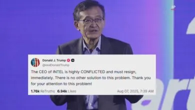 Trump pide la renuncia inmediata del CEO de Intel, Lip-Bu Tan, por tener vínculos con China