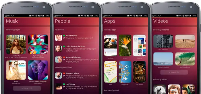 Screenshots Ubuntu Phone